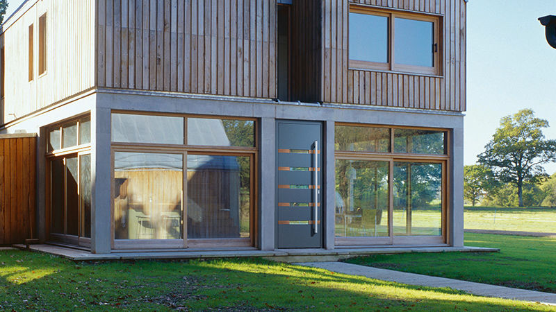 Aluminium Haustür von der Faßbender GmbH Limburg